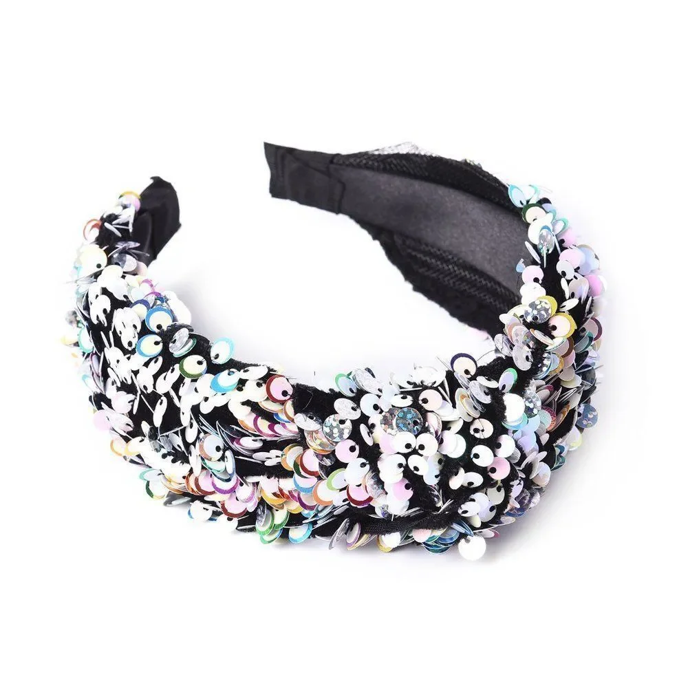 Sparkly Wide-Brimmed Headbands